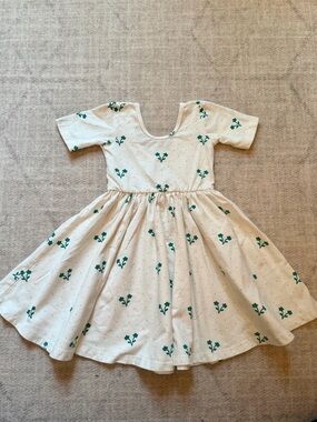 Alice & Ames Short-Sleeved Ballet Twirl Dress in Double Blossom (3T - see note!)